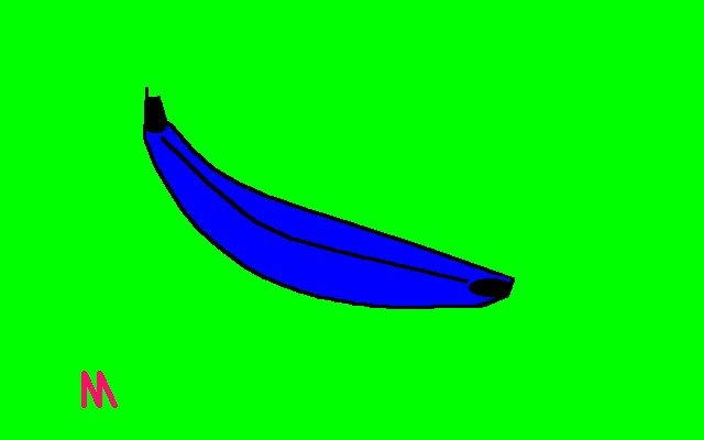 Blaue Banane